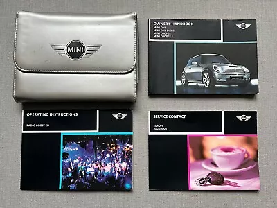 01-06 Mini One Cooper S Owners Manual Handbook  Pack & Wallet 2003 • $25.20