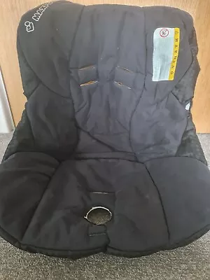 Genuine Maxi Cosi CabrioFix Spare Replacement Car Seat Cover In Black Dot Circle • £5