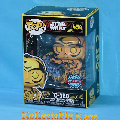 Star Wars - C-3PO Retro Series Pop! Vinyl Figure (RS) #454 • $23