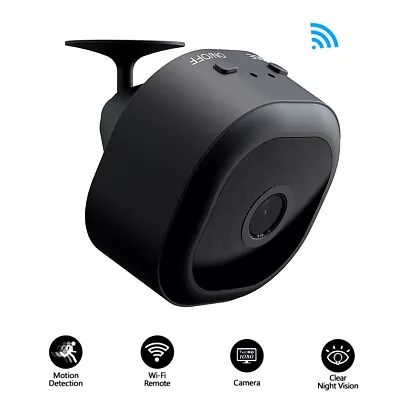 1080P HD Mini WIFI Camera Hidden Micro Home Security Night Vision Motion Cam • £13.99