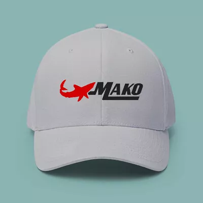 Mako Marine Boat Logo Print Cap Baseball Hat For Unisex Adults • $19.50