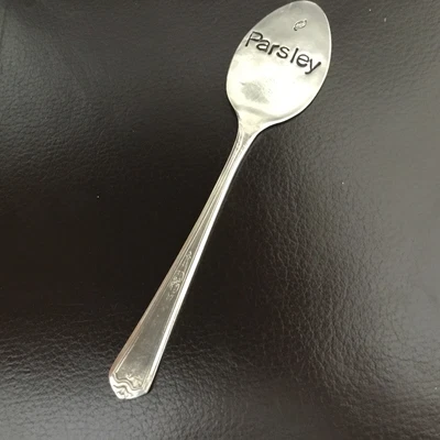 £3.95 • Buy Silver Plated Cutlery Herb Markers Indoor Herb Garden PARSLEY SILTONA