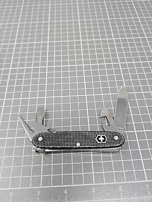 Victorinox 93mm Pioneer Swiss Army Knife In Black Alox Knife Used N13 • $24.95