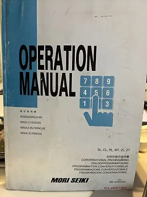 Mori Seiki CNC Lathe Operation Manual • $70