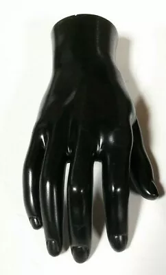 MN-HandsM-WF BLACK RIGHT Male Mannequin Hand Jewelry Glove Display (BLACK ONLY) • $9.99