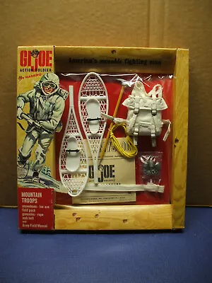 1965 Gi Joe Action Soldier - Mountain Troops Set #7530 Window Box Great Shape !! • $275