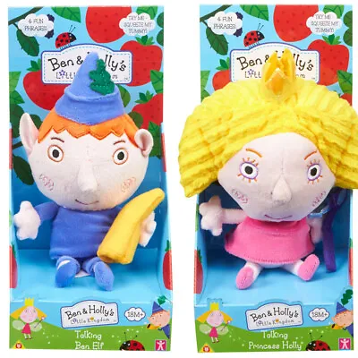 £13.99 • Buy Ben & Holly's Little Kingdom Plush 7  Talking Toy Choice Of Holly Or Ben Age 18M
