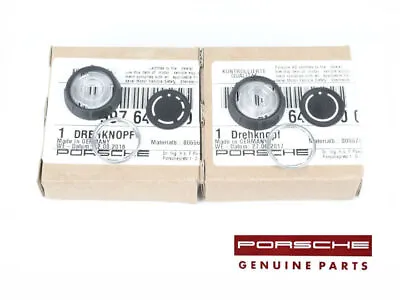 $125 • Buy Genuine Porsche Factory Replacement Radio Knob Set 997.2/987.2/957 PCM3 Carrera