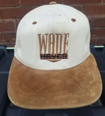 Vtg Wade Hayes Hat Logo Cap Hat Beige Brown SnapBack Embroidered Country Music • $28.16