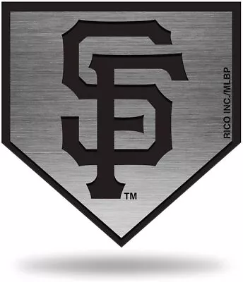 San Francisco Giants Auto Emblem Decal Premium Solid Metal Antique Nickel... • $16.79