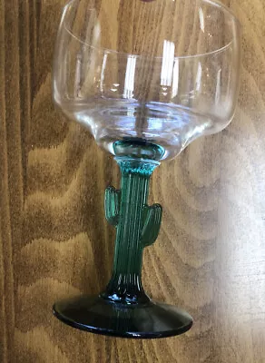 Libbey Green Cactus Stemware Margarita Glasses (10 Available) $6 Each New • $6