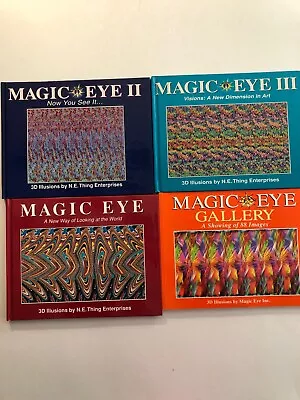 Magic Eye Book Lot: Magic Eye I/II/III/Gallery • $32.99