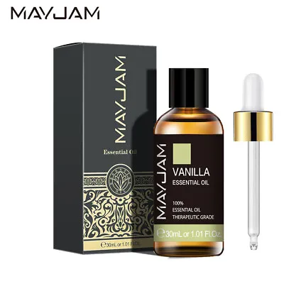 MAYJAM 30ml Essential Oils Pure Therapeutic Grade For Humidifier Diffuser Burner • £6.99