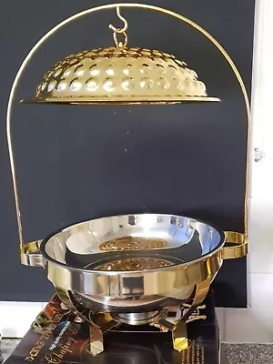 £130 • Buy 6L Stylish Food Warmer Server Dish Stainless Steel Chafing Dish Catering Buffet.