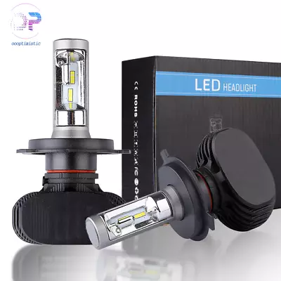 $11.92 • Buy 2x H4 9003 CSP 8000LM 6500K 50W LED Headlight Bulb Conversion Kit High Low New