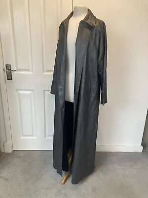 Vintage Jaana Parkila Marimekko 90s Y2K Full Length Mac Coat Jacket Trench • $63.15