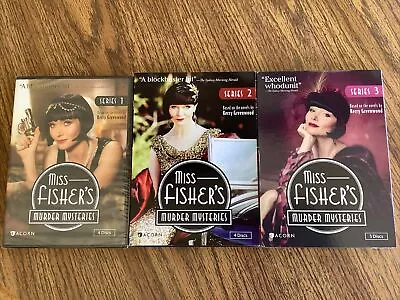 Miss Fisher's Murder Mysteries Series 1-3 Collection 11-Disc DVD Set • $24.99