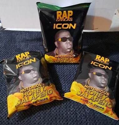 Htf-3-new Ltd Ed. Notorious B.i.g. Honey Jalapeno Chips Iconic East Coast Rapper • $15.99