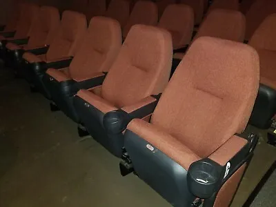 Lot Of 400 Used HIGH END Movie Theater  SEATING Real Cinema Movie Chairs Red • $50