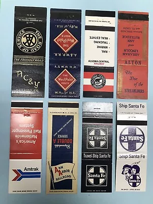 Railroad Matchbook Covers “a” 20 Strikes • $23