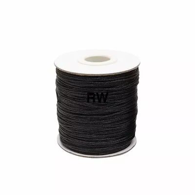 Waxed Cotton Cord 1mm 2mm Jewellery Making&Bracelet Necklace Craft UK DISPATCH • £1.89