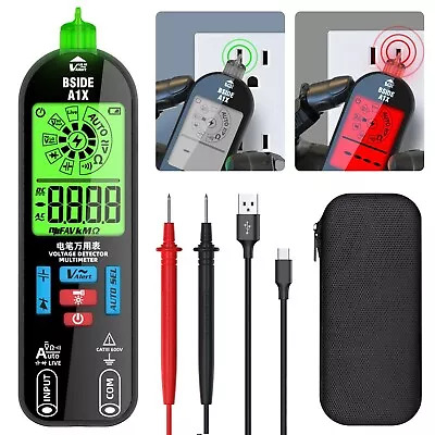 Intelligent Digital Multimeter Auto Ranging Rechargeable Non-Contact Volt Tester • $23.98