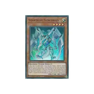 MP22-EN119 Stardust Synchron : Ultra Rare Card : 1st Edition  : YuGiOh TCG • £1.35