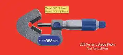 $161 • Buy Wilson Wolpert 250-04I V-Anvil Outside Micrometer