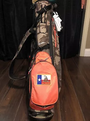 Nike Sport Lite Golf Bag. Camo/Orange. W Texas Patch! Good Condition! • $239.99