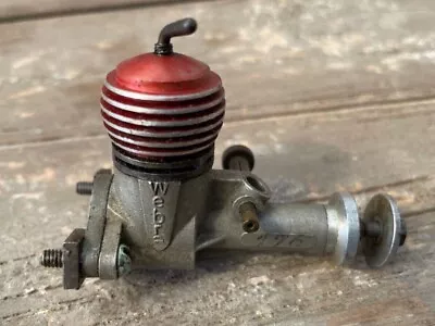 Rare Vintage WEBRA  PICCOLO 0.87 Cc DIESEL Model Airplane Motor. • $50