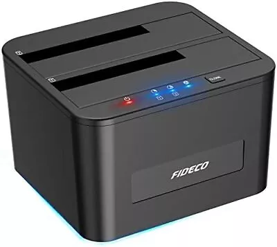 £33.30 • Buy FIDECO Hard Drive Docking Station, USB3.0 SATA HDD Docking Station For 2.5 & 3.