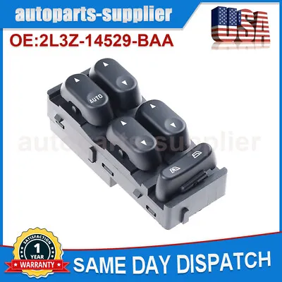 Power Window Switch For Ford F-150 2002 2003 Crew Cab Pickup Front Left Driver • $15.19