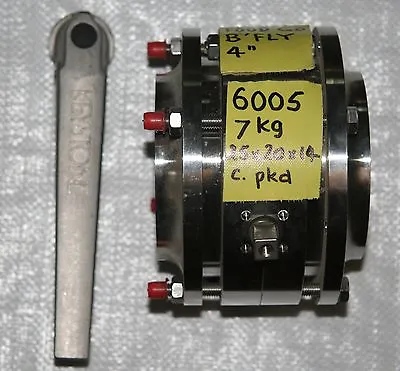 KEYSTONE TYCO Manually Actuated BUTTERFLY VALVE 4 Inch Food Grade Stainless NEW • $350