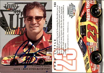 Chad Little Signed 1996 Ultra #122 Card Mark Rypien Motorsports Auto AU • $0.01