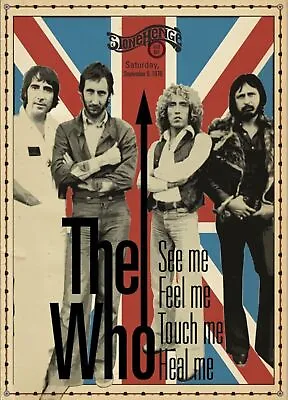 The Who Music- A4+posters/canvas Framed Print Top Quality Made In The Uk • £3.84