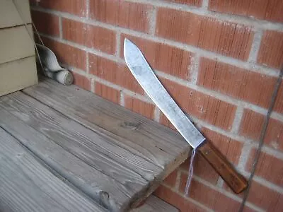 1900s Antique 12  Blade Ca. 1900s 3XL Carbon Butcher Breaking Knife USA • $72.03