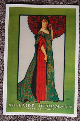 Adelaide Herrmann Magician Poster #1 1903 Queen Of Magic • $7