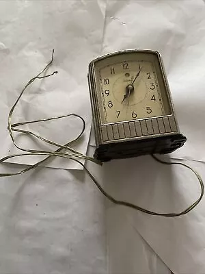 Vintage Art Deco Telechron General Electric Clock  Lights Up Untested.. • $49.73