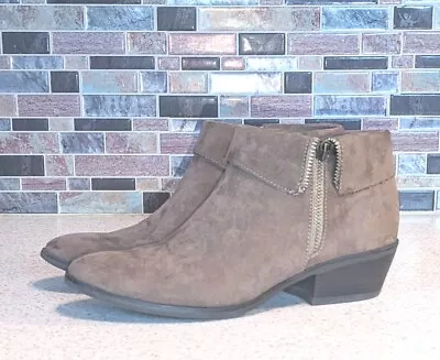 Xappeal Kenny Vegan Suede Ankle Bootie Women's Size 7.5 • $25.46