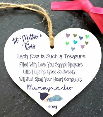 Personalised First Mothers Day Baby Boy  Gift For Mum Our 1St Mothers Day  Gifts • £4.99