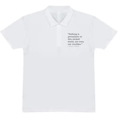 Inspirational Charlie Chaplin Quote Adult Polo Shirt / T-Shirt (PL031287) • £12.99