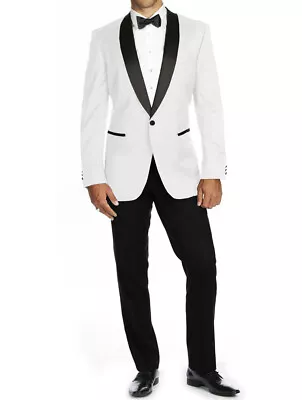 Braveman Men's Shawl Lapel Runway Tuxedo • $89.99