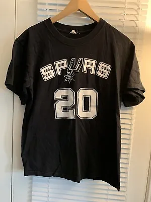 San Antonio Spurs Manu Ginobili #20 NBA Finals Jersey T-Shirt Y2K Size M • $19.99