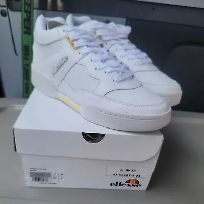 Ellesse Heritage Piazza Suede AM Off-white Sneaker Sz 10 New • $100