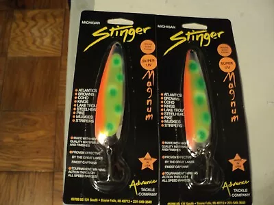 2 - Michigan Stinger Magnum Spoons (lorin Frog) Nip Last Ones • $20