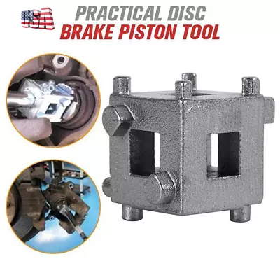 3/8 Drive Car Rear Disc Brake Piston Remover Tool Caliper Wind Back Cube Adaptor • $13.40