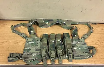 Genuine Us Army Sf Eagle Industries Mp5 Chest Rig 4 X Mag Multicam Molle New !!! • £249.99