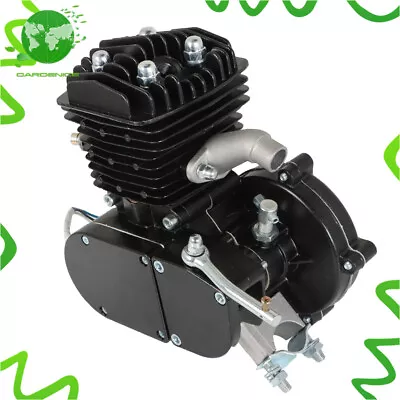 80cc 2 Stroke Motorized Motorised Bicycle Bike Cycle Gas Engine Motor Black • $73.58