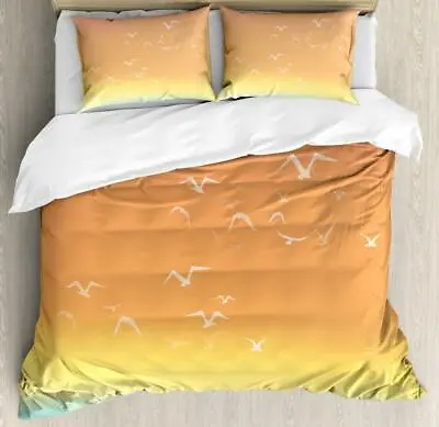 Seagulls Duvet Cover Set Twin Queen King Sizes With Pillow Shams • £96.50