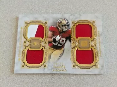 2013 Topps Museum Rookie Quad Relic #MRQR-VM Vance McDonald 49ers /25 • $12